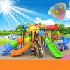 Qiao Qiao kids commercial play area equipment children outdoor slide playground set on sale