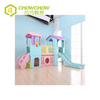 Qiaoqiao Indoor Plastic Playhouse With Slide And Swing Set Toys