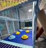 QiaoQiao commercial playground business design with slide in ball pit and zip-line games kids indoor adventure park equipment