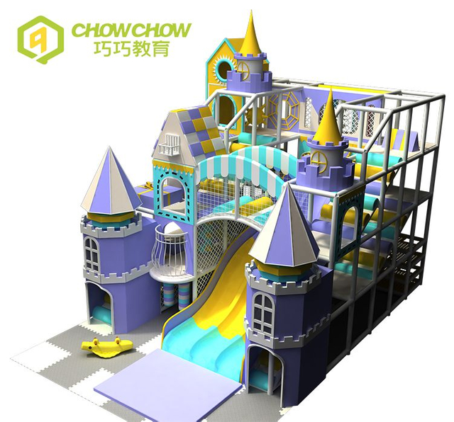 QiaoQiao kids large slides baby Customized Design mazes Indoor Playground for kids Shopping Mall Soft Play Center Naughty Castle