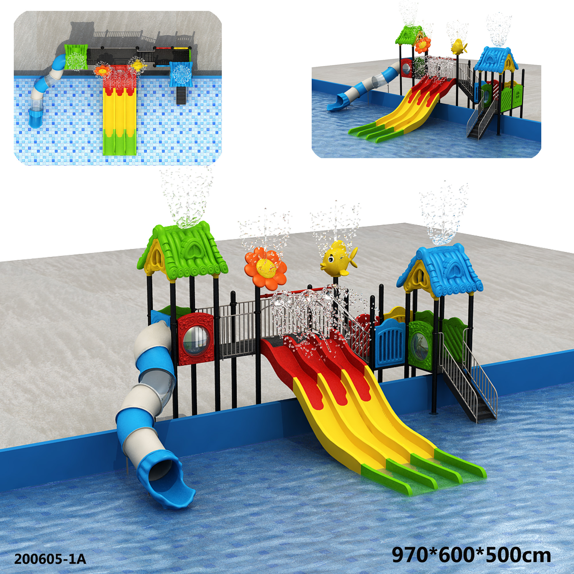 How to clean outdoor water playground equipment