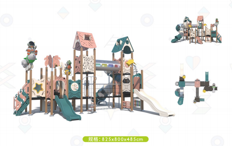 New materials for outdoor playground technical plastic wood (2)