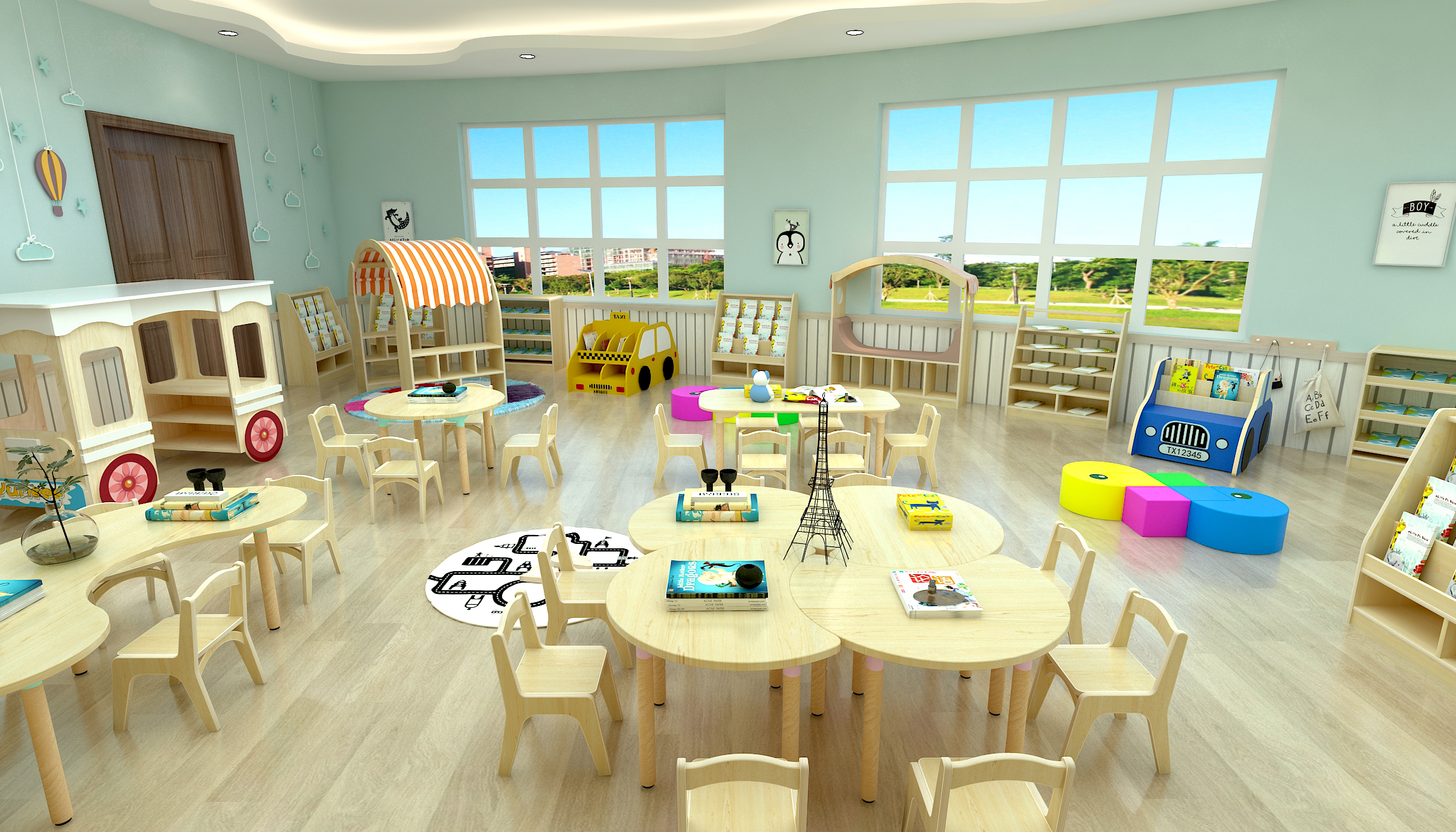 What kind of furniture should kindergarten and daycare owners choose (4)