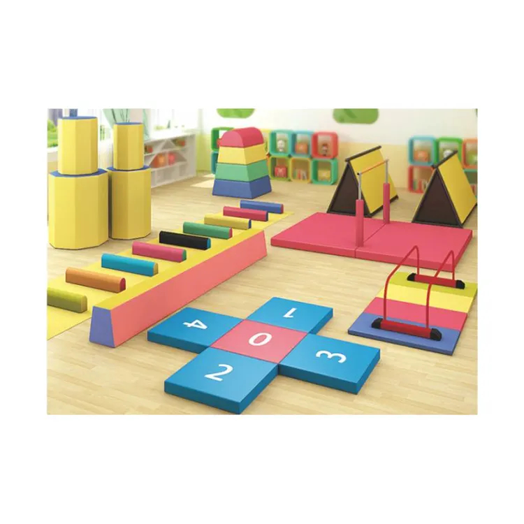 Qiao Qiao daycare play area soft play equipment set baby training soft climb games for kindergarten classroom