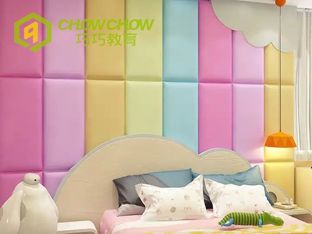 Qiao Qiao indoor soft play Self Adhesive Foam Sticker 3d Wall Panel For Kids Room Foam Soft Protection