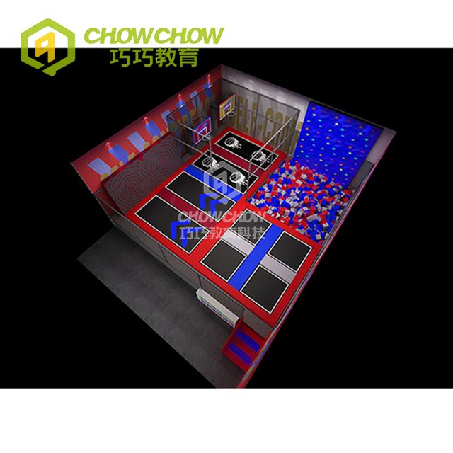 Qiaoqiao Customized Jumping Indoor Sports Playground Kids Fun Trampoline Park