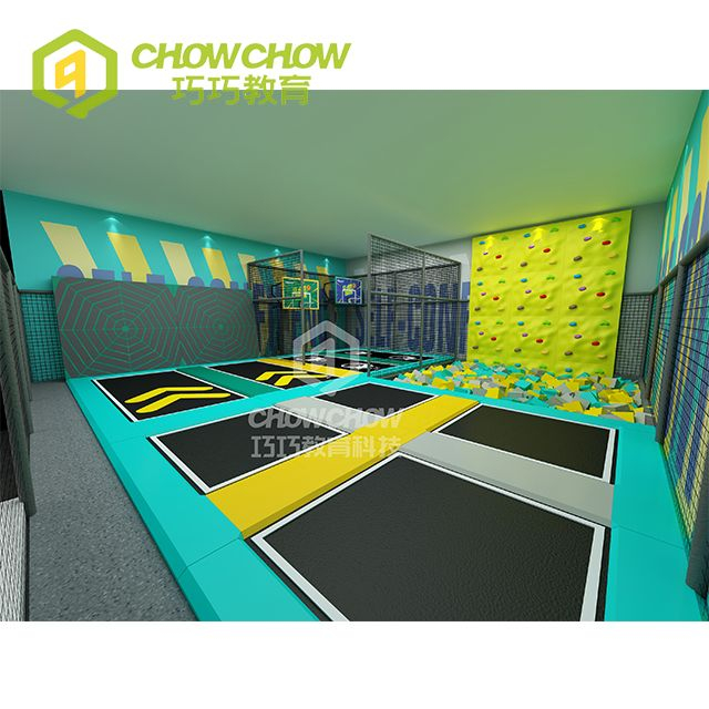 Qiaoqiao Mini Indoor Trampoline Park Commercial Indoor Playground Equipment