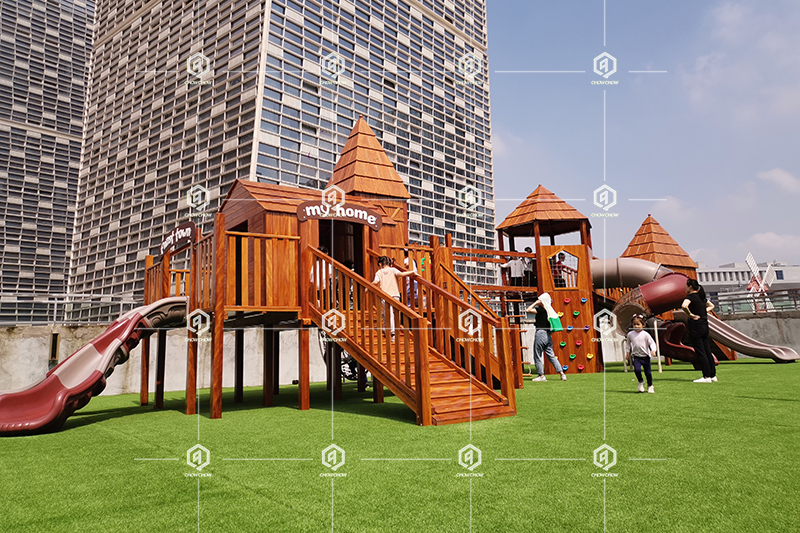 wooden playground equipment