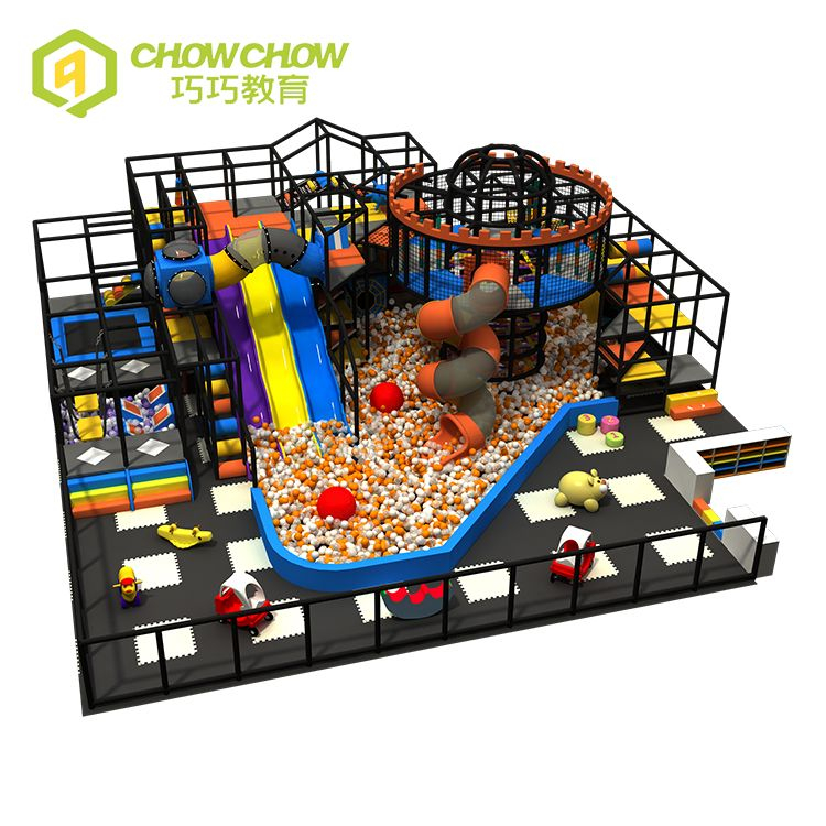 Qiao Qiao Indoor Soft Play Naughty Castle Children Maze Game Play Area Equipment commercial Kid Large Indoor Playground for baby