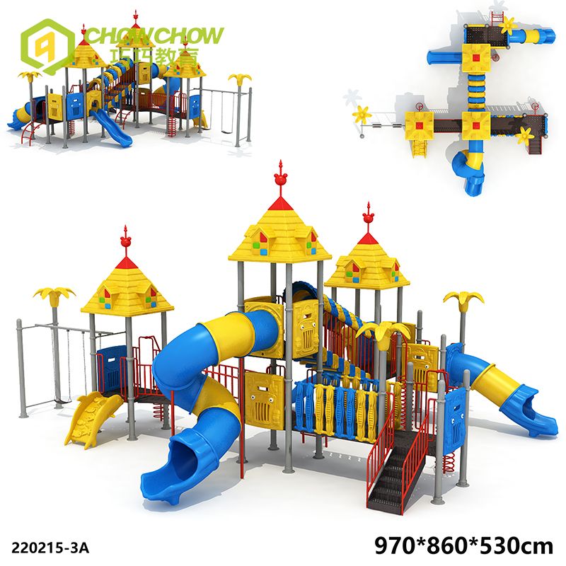 2024 Kids Outdoor Playground Toys Playground Equipment Slide For Nursery School Playground Equipment