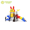 Commercial high quality kids Outdoor Playground Equipment large Plastic Slides