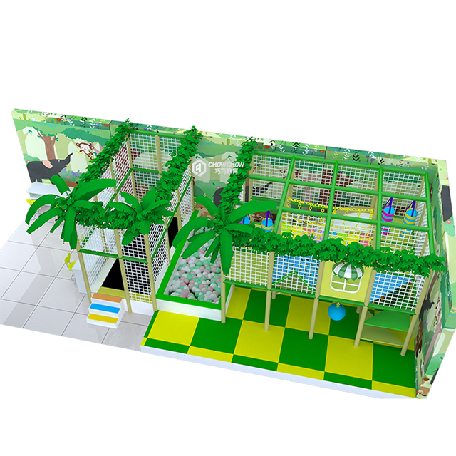 Qiaoqiao Factory Small Indoor Soft playground equipment Play Area for Kids baby play land