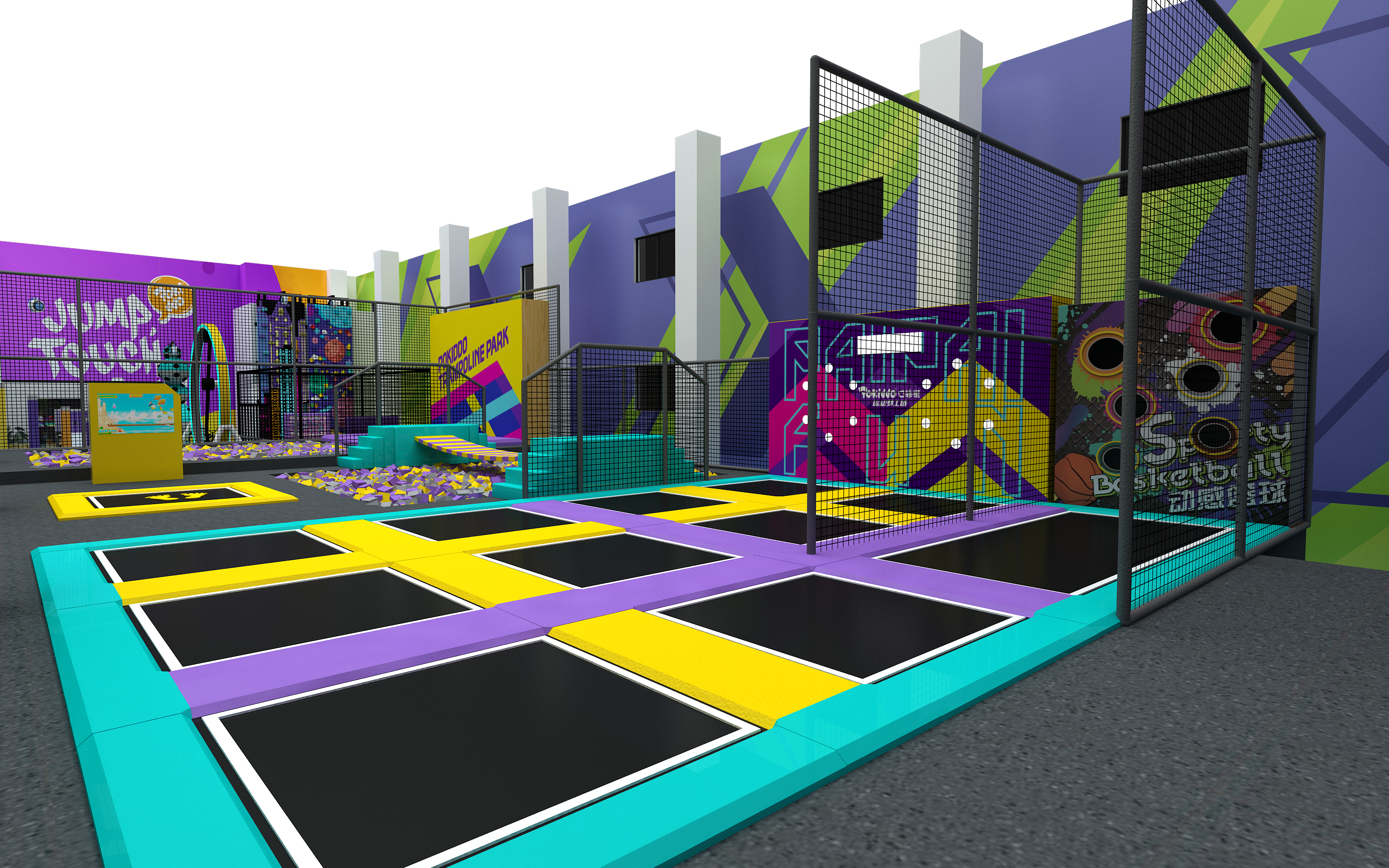 How to reasonably divide the indoor playground (1)