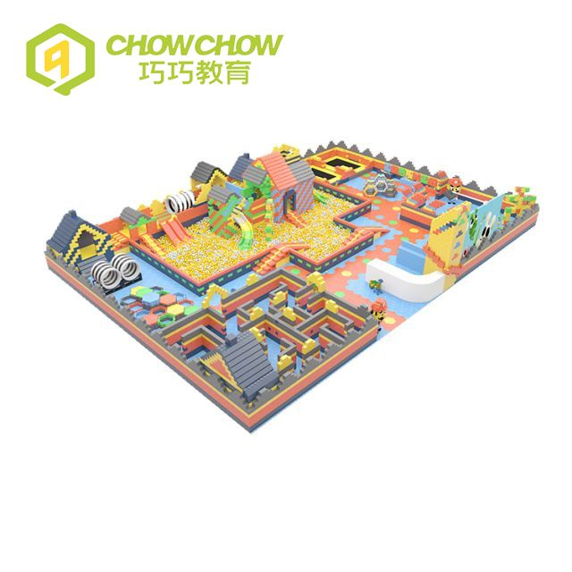 Qiaoqiao Customized Epp Building Blocks Indoor Playground For Kids