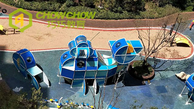 QiaoQiao outdoor playground business plan modern whale slide design kids playground equipment for daycare centers