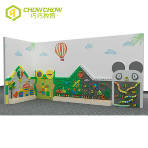 QiaoQiao EVA foam building blocks kids DIY soft blocks interactive wall games educational toys for kindergarten kids classroom