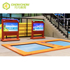 QiaoQiao Indoor amusement equipment Trampoline Park AR wall Games play system interactive trampoline projection jumping game
