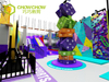 QiaoQiao Customized 2024 new design Commercial Indoor Playground Equipment Trampoline Park wholesale for kids adults