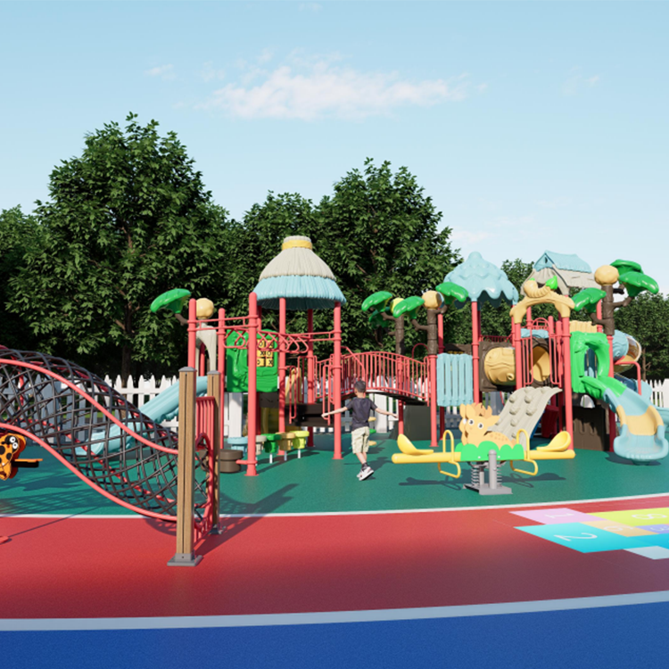 Qiaoqiao 12000sqm Tanzania Project Case Indoor Classrooms And Outdoor Playground For Kindergarten