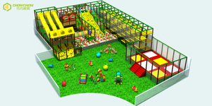 High Quality Kids Space Theme Indoor Playground equipment with big slides for sale