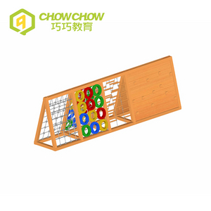 Qiaoqiao Kids Exercise Equipment Set Wooden Climbing Frame Toy