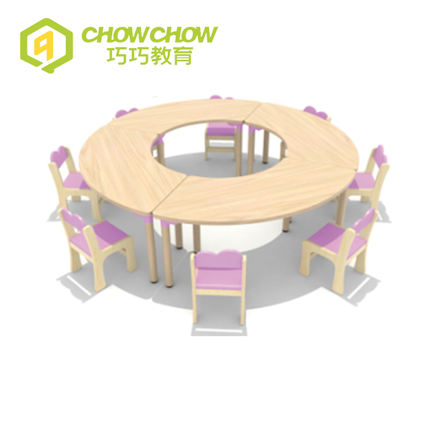 High Quality Oak Furniture Child Wooden Study Table And Chair 
