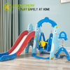 QIAOQIAO Indoor Toddler Home Use Kids Slide Toys With Swing Set for Kindergarten