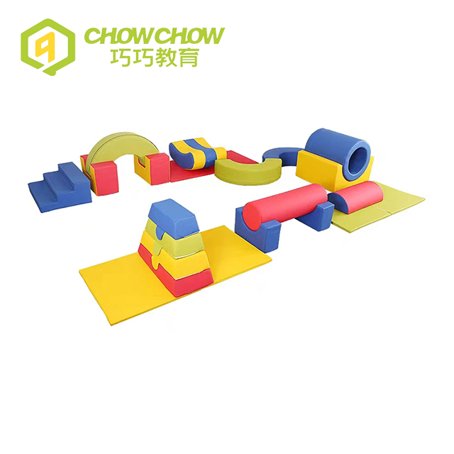 Qiao Qiao indoor Kids soft play equipment baby playroom climb and slide set toddler playground for party