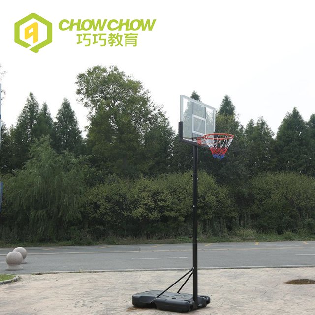 Qiaoqiao Chot Sell Kids Outdoor Metal Sport Toys Adjustable Basketball Stand 