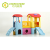 Qiaoqiao Colourful Indoor Kids Plastic Children Play House With Slide