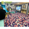 QiaoQiao commercial playground business design with slide in ball pit and zip-line games kids indoor adventure park equipment