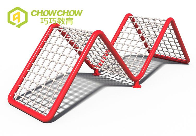 QiaoQiao commercial play kids Climbing Net Kindergarten training Outdoor Climbing Frame Rope Climb Net Playground For Children