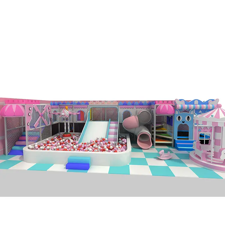 Qiaoqiao Customization Indoor Soft play Equipment Factory Child Park indoor climbers & play structures