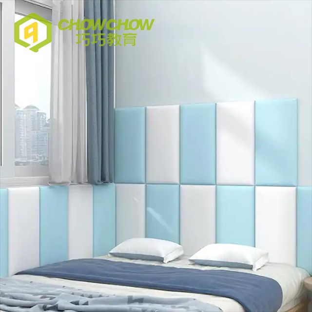 Qiao Qiao indoor soft play Self Adhesive Foam Sticker 3d Wall Panel For Kids Room Foam Soft Protection