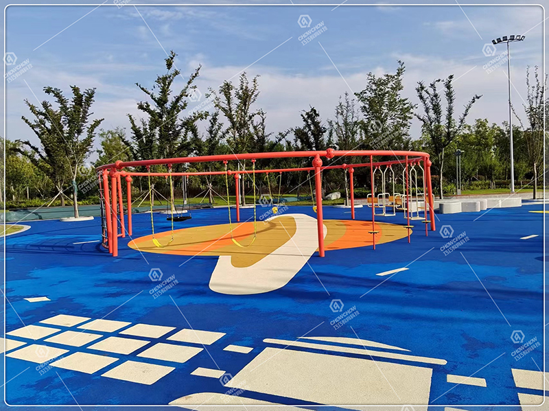 modern outdoor playground