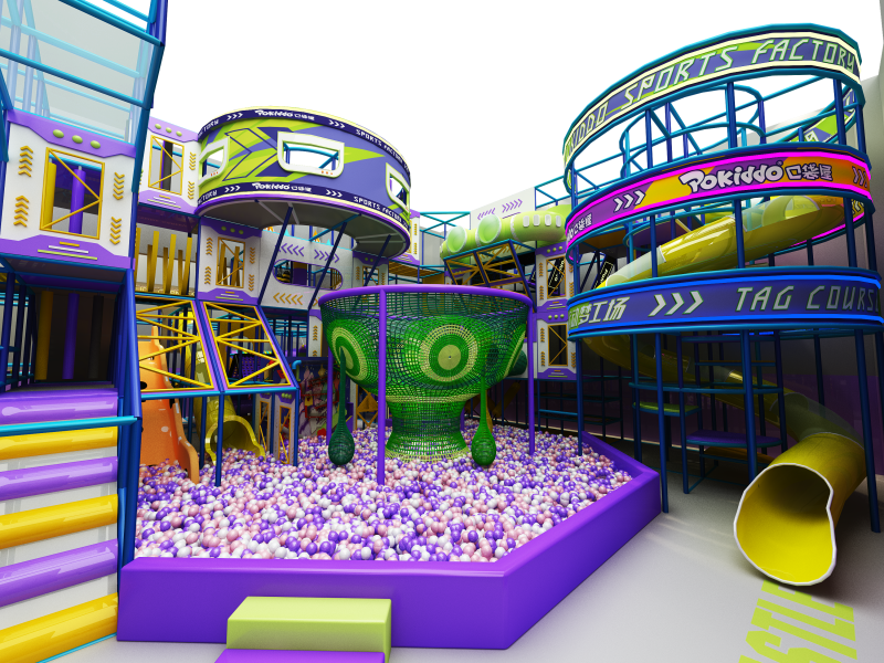 How can an indoor parent-child playground park become a check-in landmark (3)