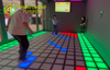 QiaoQiao indoor amusement park playground kids Activate Game Led Floor tile with breakthrough games interactive floor light game