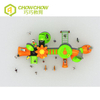 Kids Big Greem Orange Large Outdoor Playground Equipment for Sale