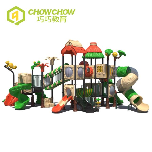 Big Outdoor Children Playground Equipment Plastic Slide for Kindergarten