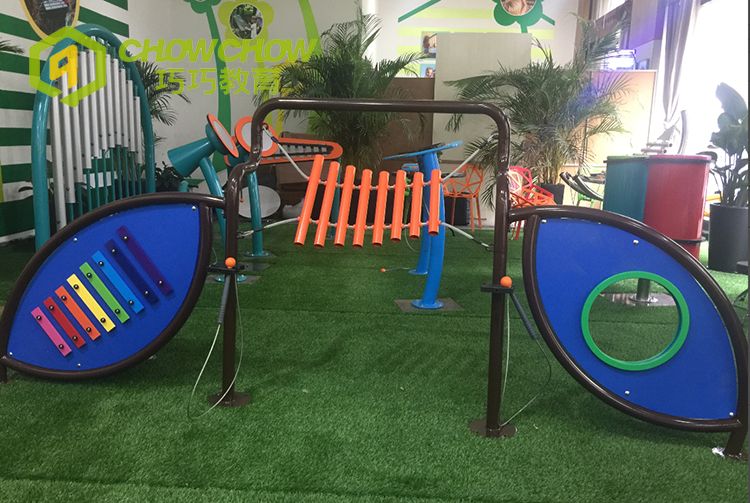 Qiao Qiao Musical Play Instrument Drum Set Outdoor Musical Playground Equipment for Outdoor Play Area