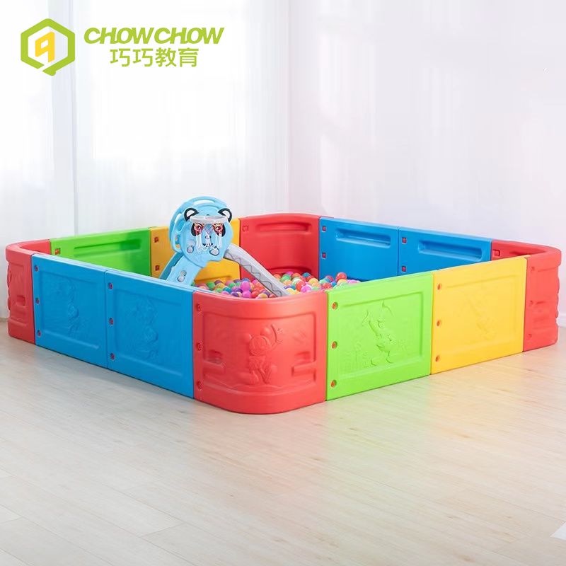 colorful square ocean playground indoor ball pool