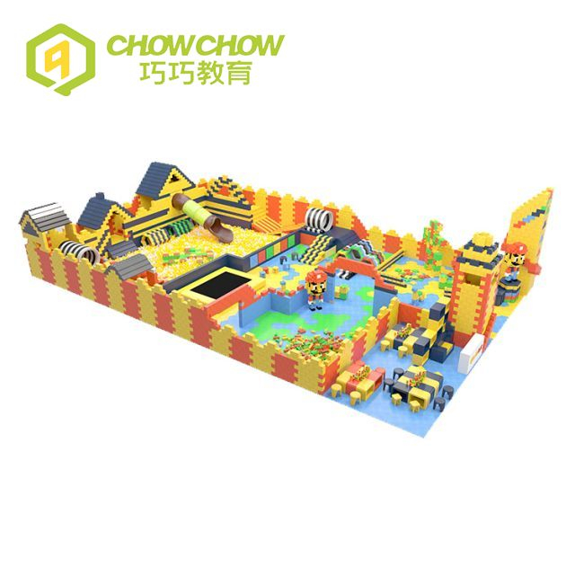 Qiaoqiao Customized Big Soft Epp Building Blocks Indoor Playground For Kids