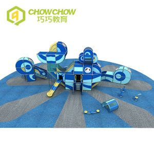 QiaoQiao outdoor playground business plan modern whale slide design kids playground equipment for daycare centers