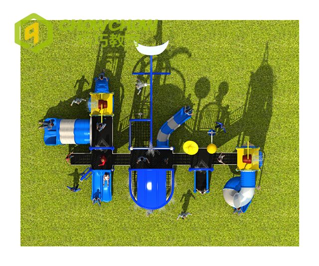 Qiao Qiao kids factory new design water spray playground equipment Swimming Pool water slides for adults