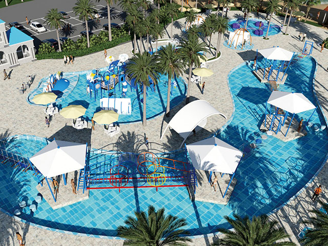 water park equipment slides