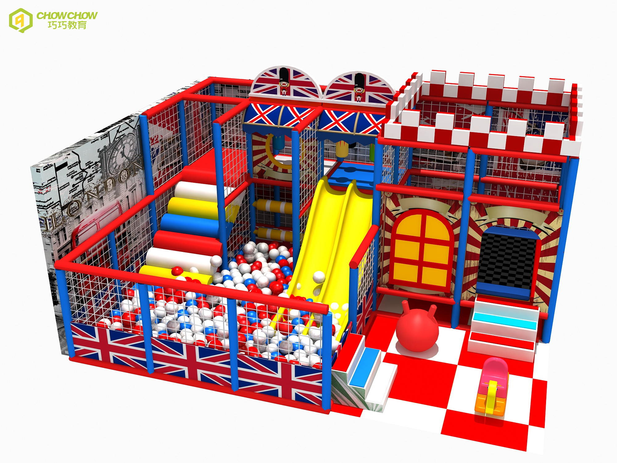 Children commercial colorful naughty castle indoor playground equipment playground indoor