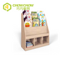  children wooden bookcase nursery school book shelf for kindergarten