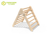 Factory quality Customize foldable wooden climbing frame wooden slide Indoor children's toy set