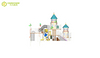 new style children's customize castle outdoor amusement park playground equipment for kids
