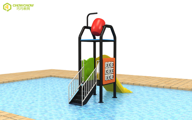 children water park equipments outdoor playground metal tube plastic slide water Kids slide for kids